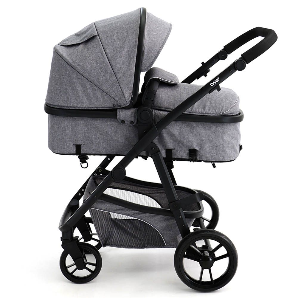 Asalvo - Travel System Complete - Convertible Two+ - Grey