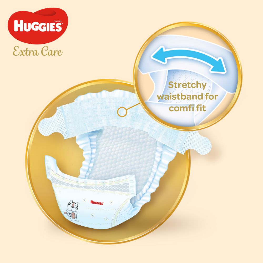 Huggies - Ultra Comfort Diapers, Size 4+, Value Pack, 10-16 Kg - 38 Diapers