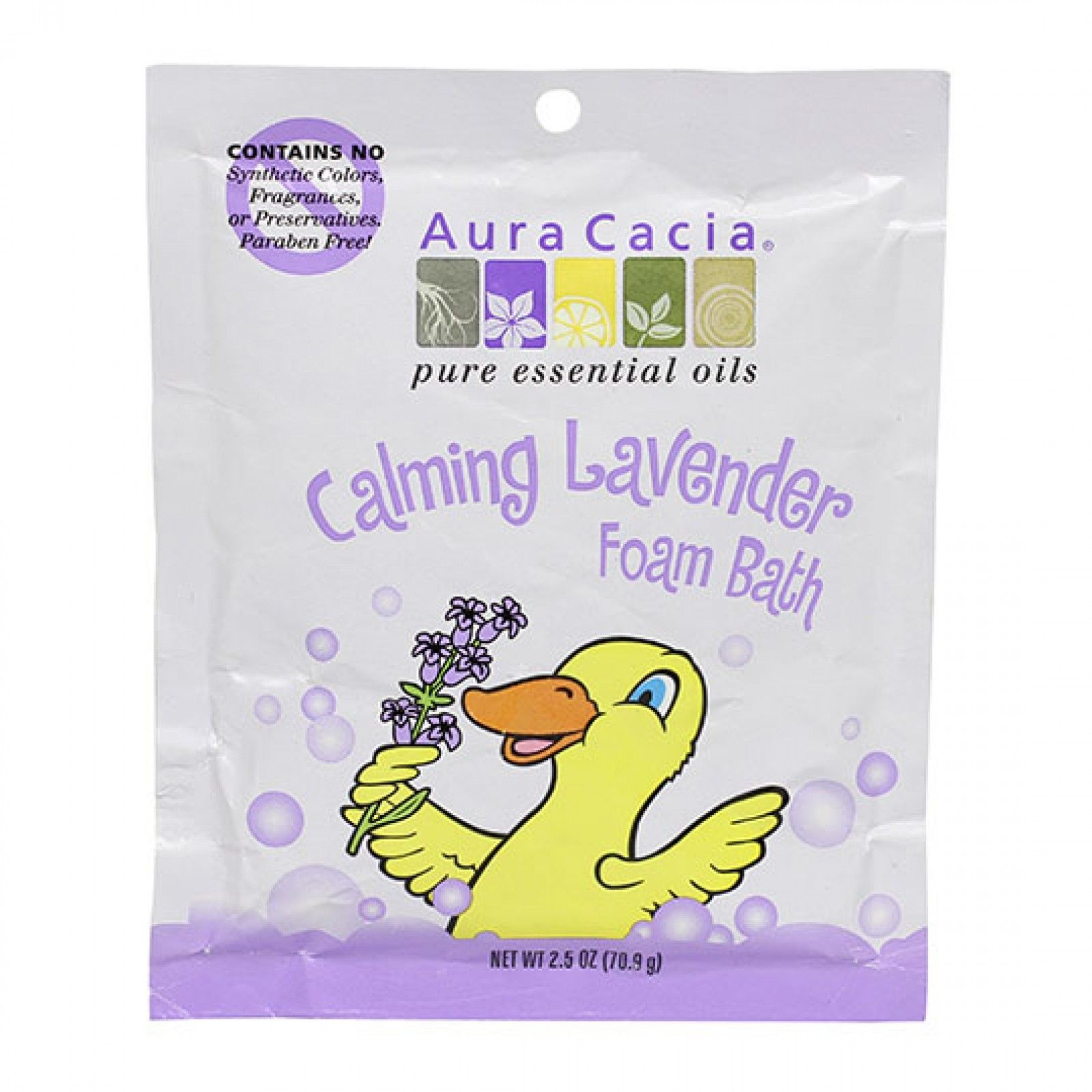 Aura Cacia - Calming Lavender Kids Foam Bath 2.5 Oz.
