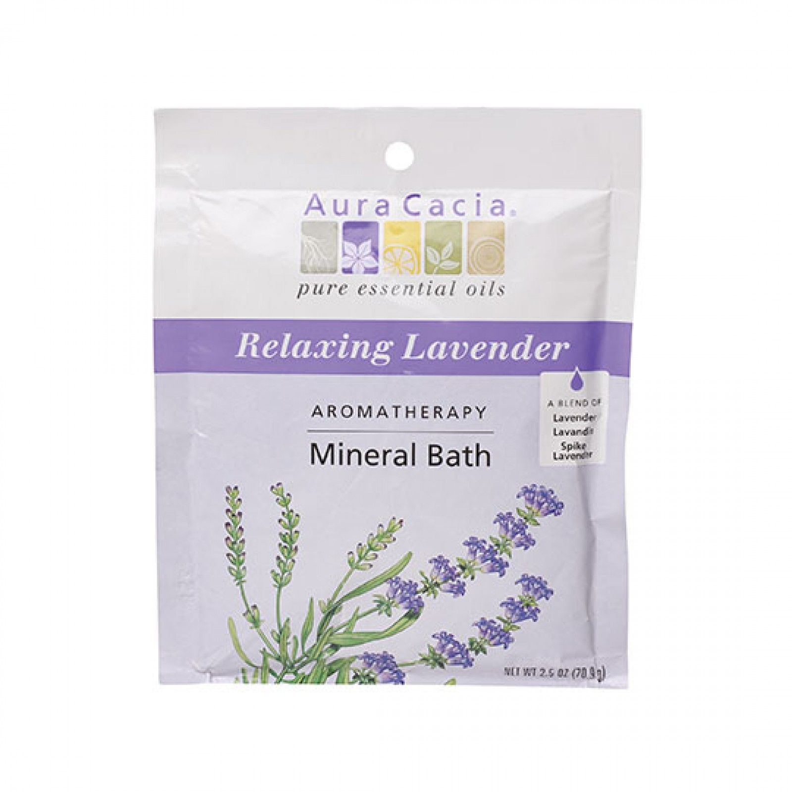Aura Cacia - Lavender Mineral Bath 2.5 Oz.