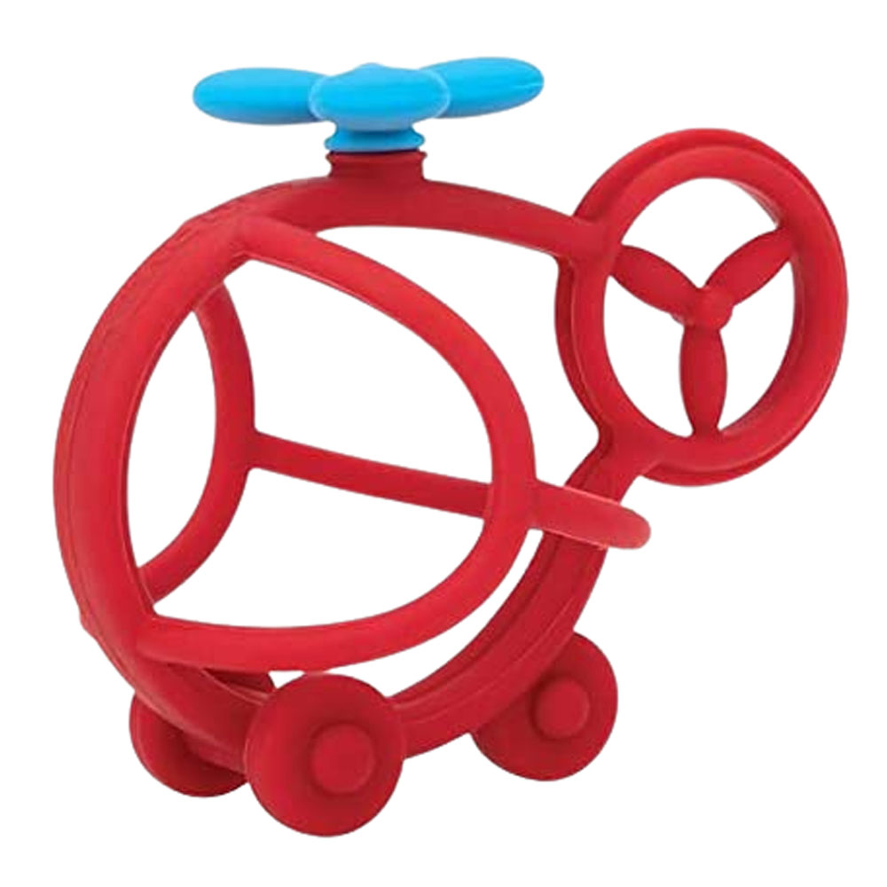 Nuby - Silicone Character Teething Ball - Red