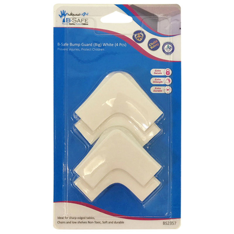 B-Safe Bump Guard Big White - 4 Pcs