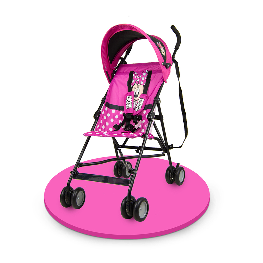 Disney Minnie Mouse Lightweight Buggy Stroller Pink Babystore.ae