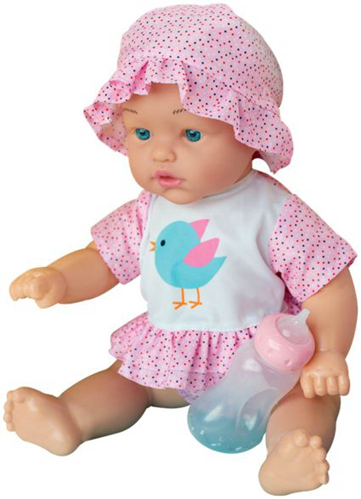 Baby Amoura - Hayati Drink and Wet Playset Doll 18 Inch Battery Operated