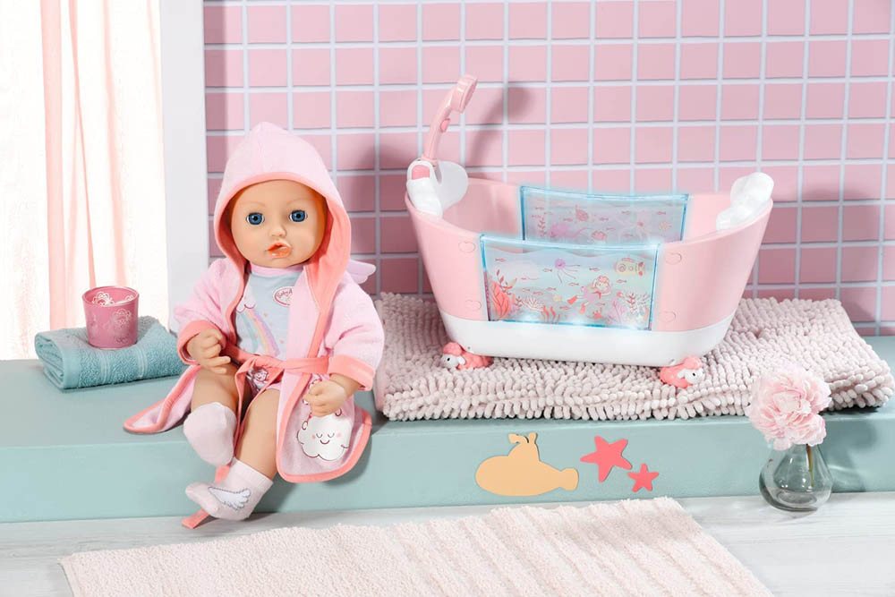 Baby Annabell - Deluxe Bathtime Set 43cm - Angel Wings & Sheep Pattern