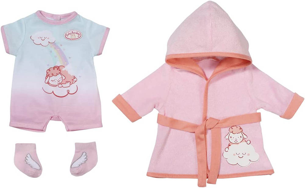 Baby Annabell - Deluxe Bathtime Set 43cm - Angel Wings & Sheep Pattern