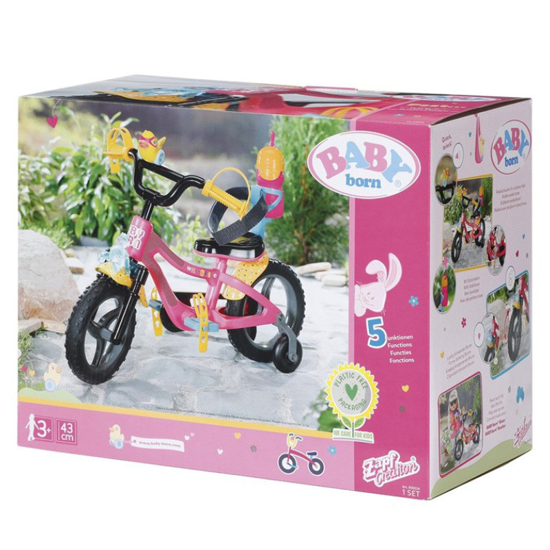 Baby born top bike seat