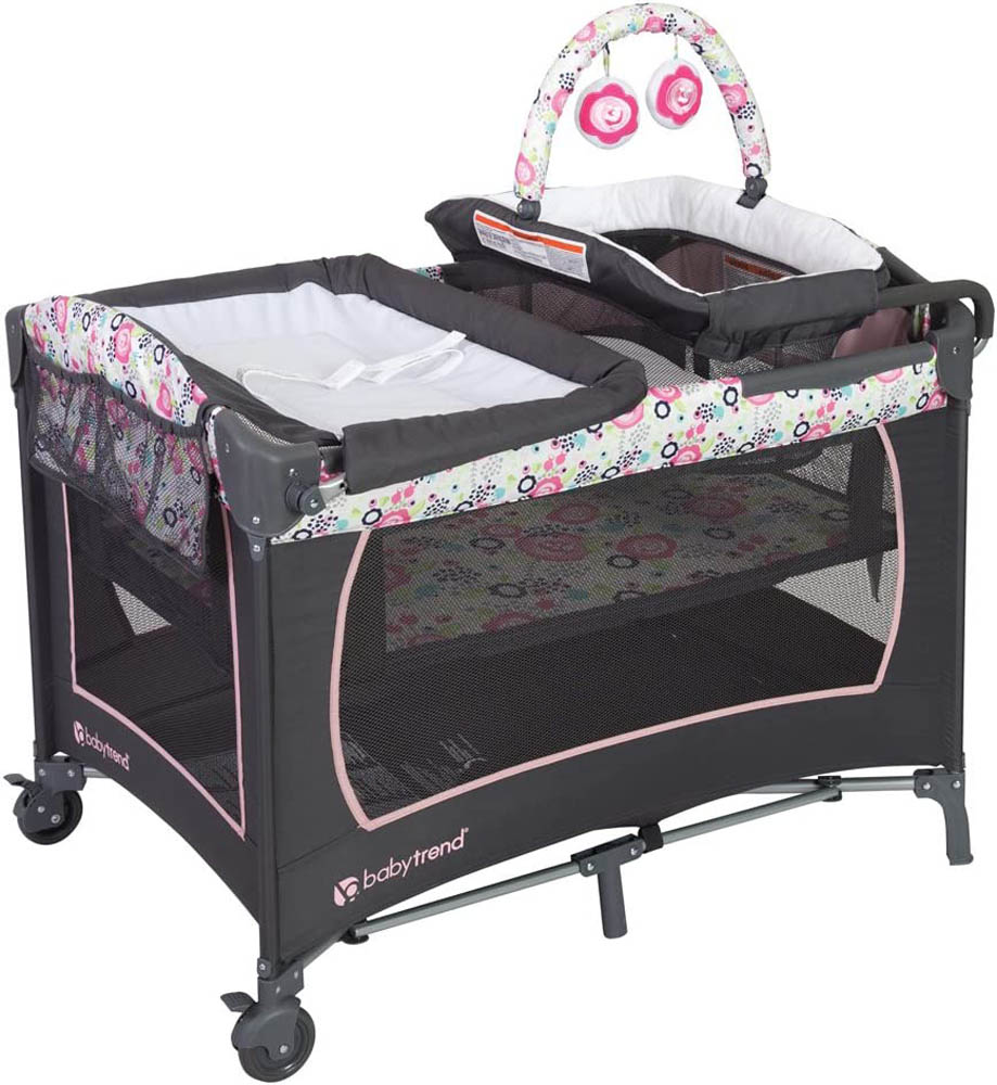 Baby Trend - Lil Snooze Deluxe Nursery Center - Flora