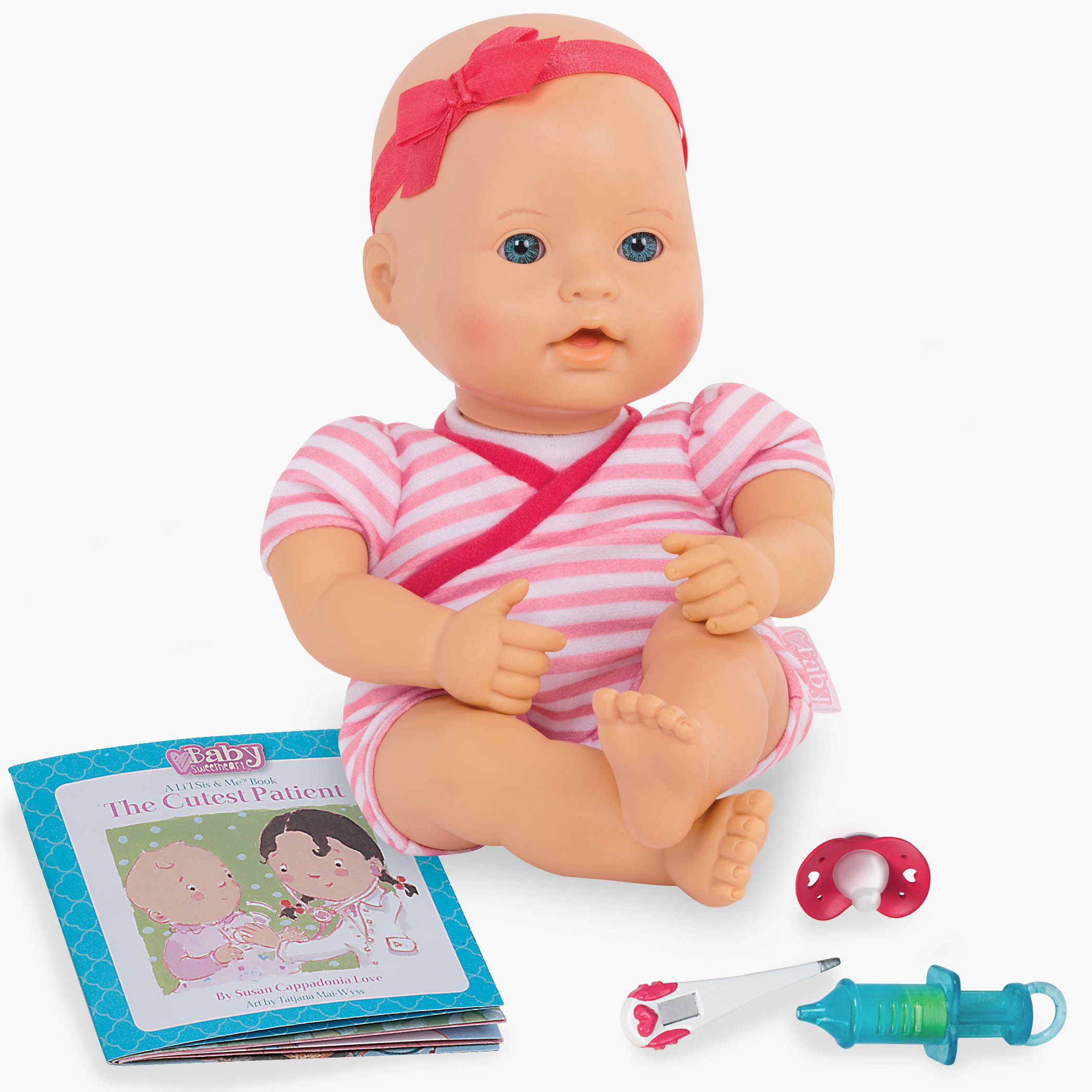 Baby Sweetheart Toy 12 Baby Doll With Book Medical Time