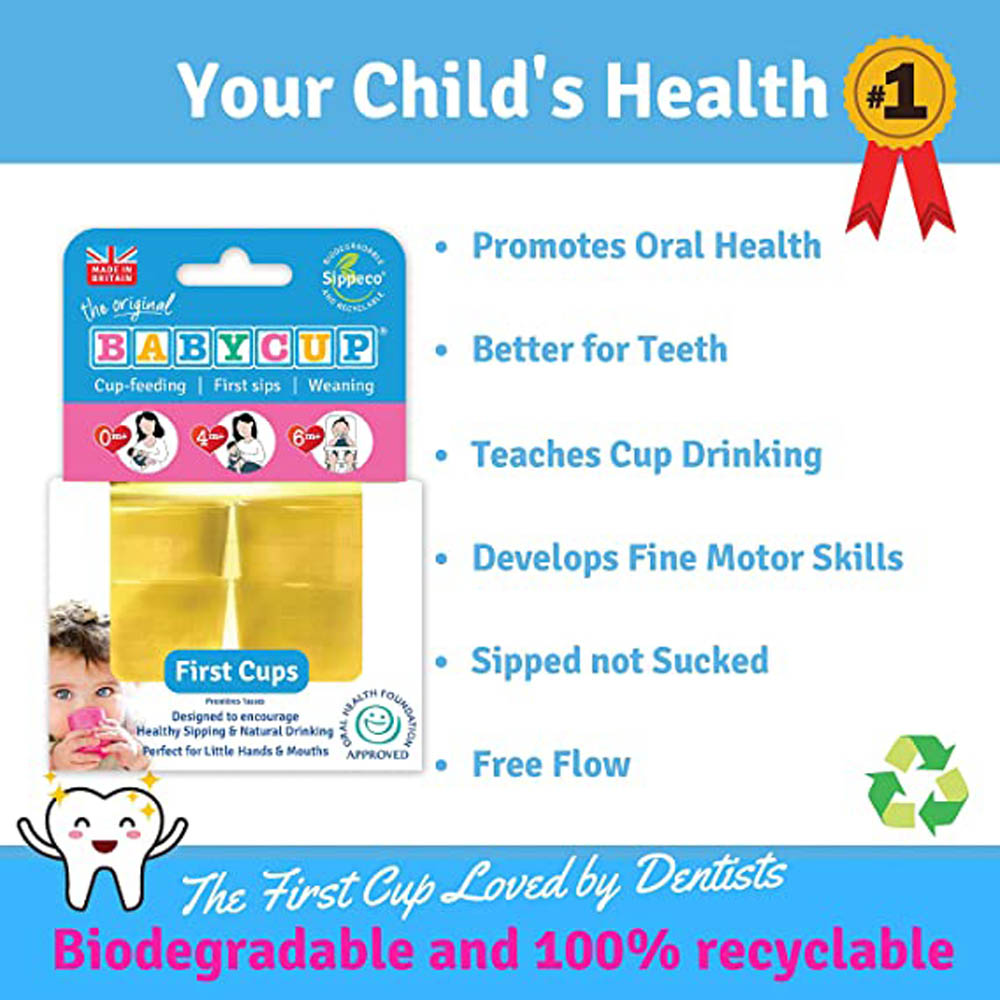 Babycup - Sippeco First Cups - Yellow