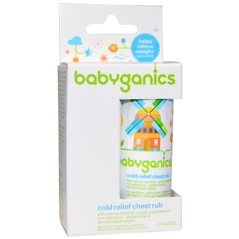 BabyGanics Cold Relief Chest Rub 18g Babystore.ae