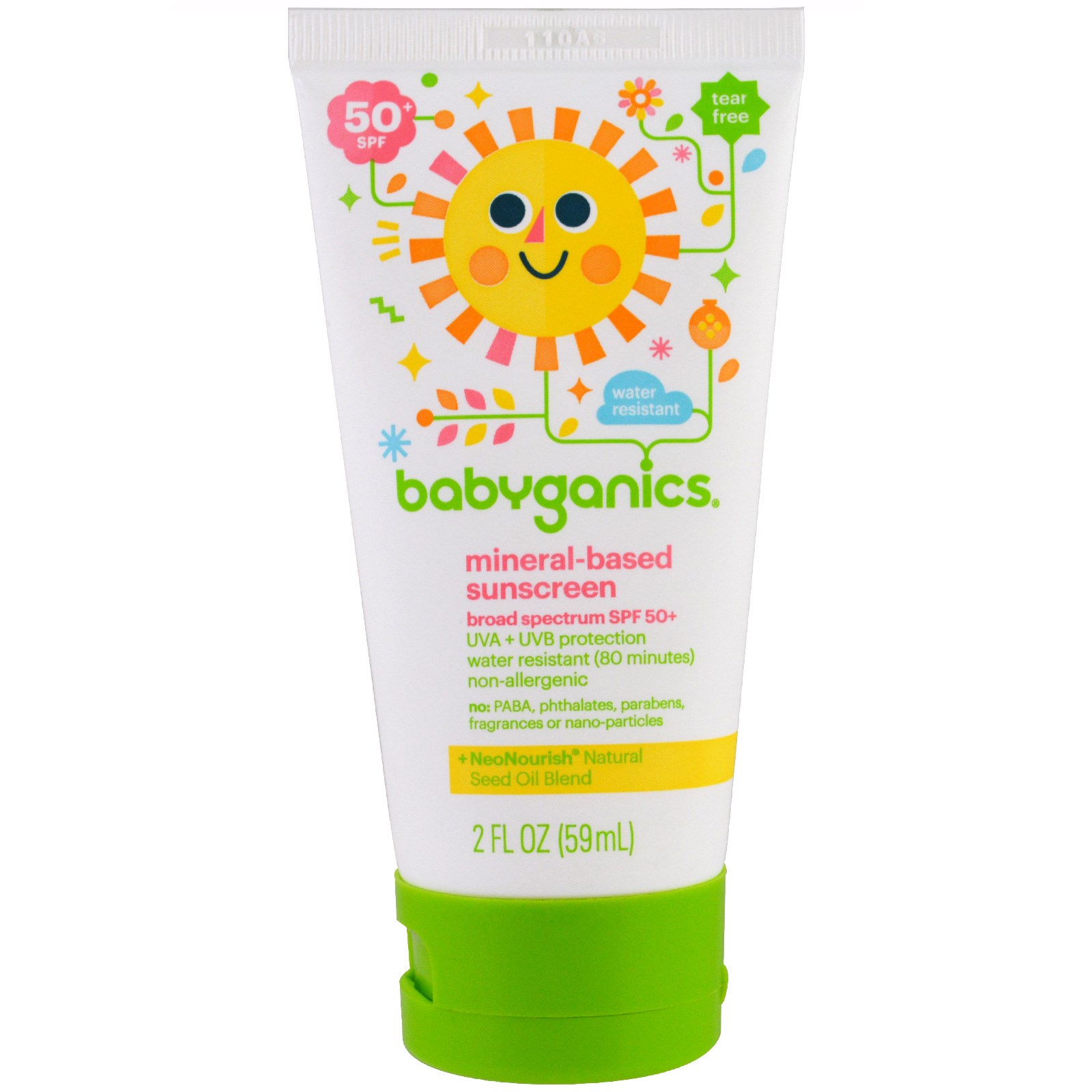 BabyGanics Mineral Based SPF 50 Sunscreen Lotion 59ml Babystore.ae