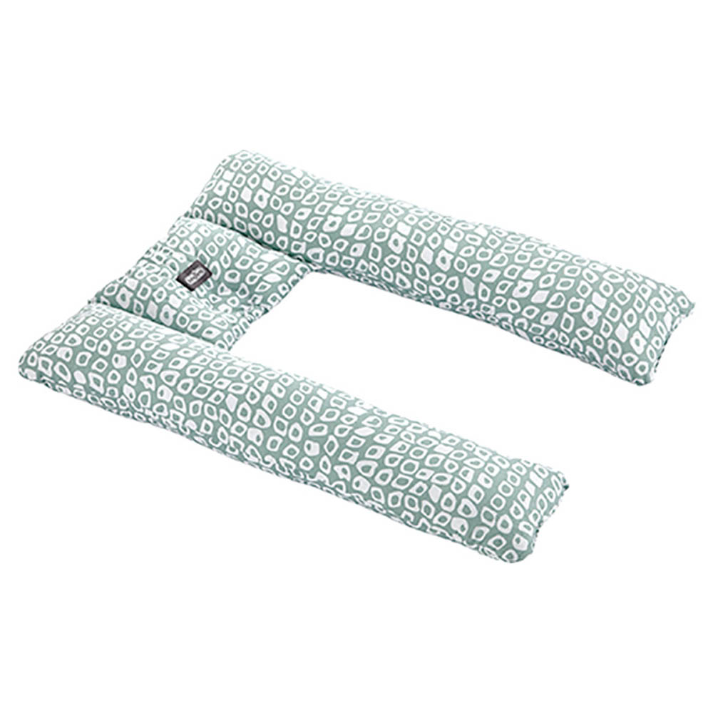 Babyjem - Babynest U Shape Pillow - Green Square