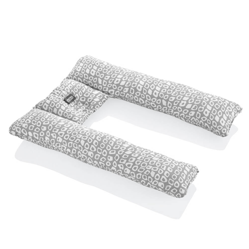 Babyjem - Babynest U Shape Pillow - Grey Square