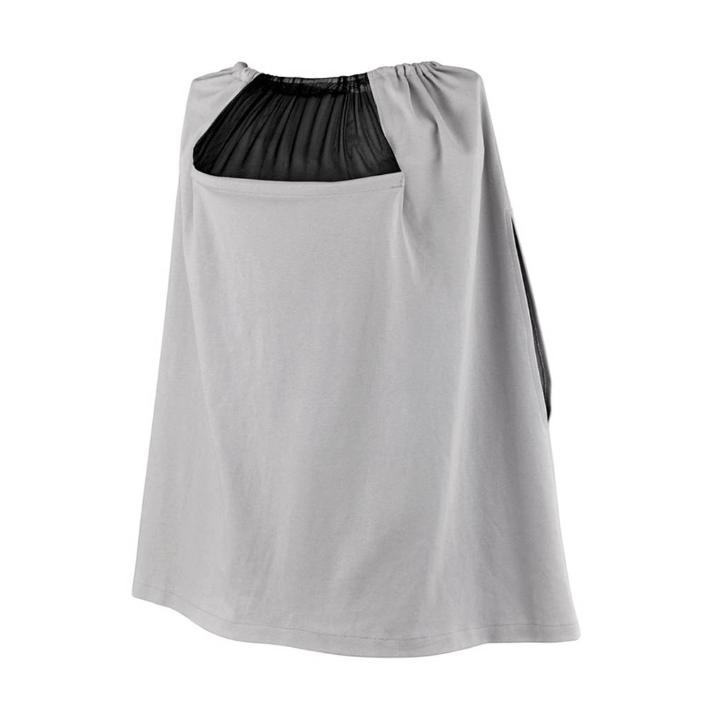 Babyjem - Breast Feeding With Tulle Cover - Grey