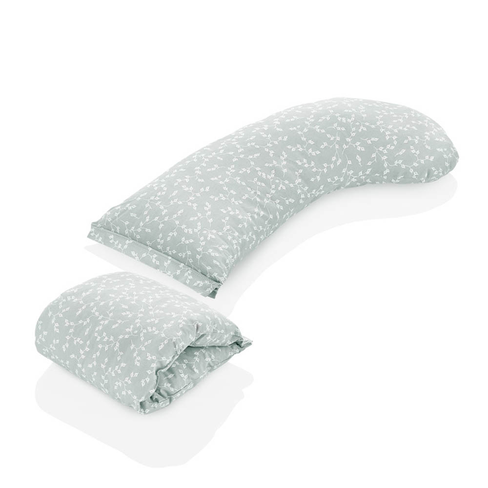 Babyjem - Head Supported Breastfeeding Cushion - Green Flower