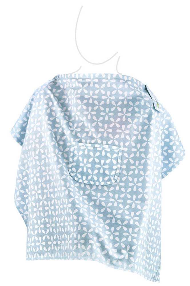 Babyjem - Nursing Apron With Pocket - Blue