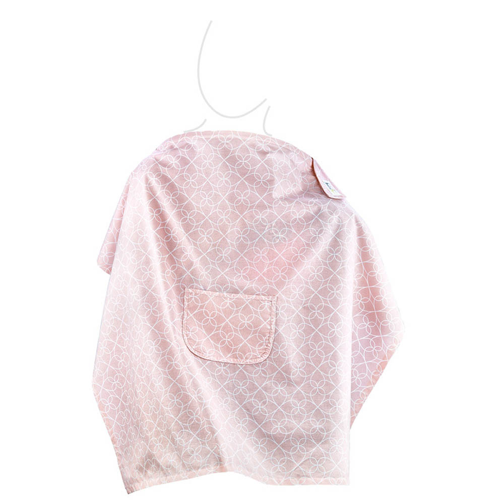 Babyjem - Nursing Apron With Pocket - Pink