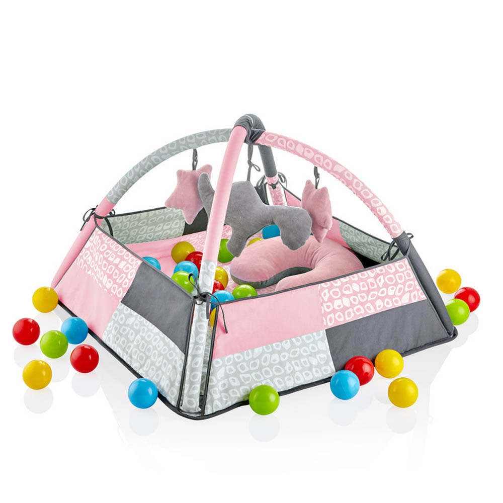 Babyjem - Play Mat With Balls Rose Color 0 Months+