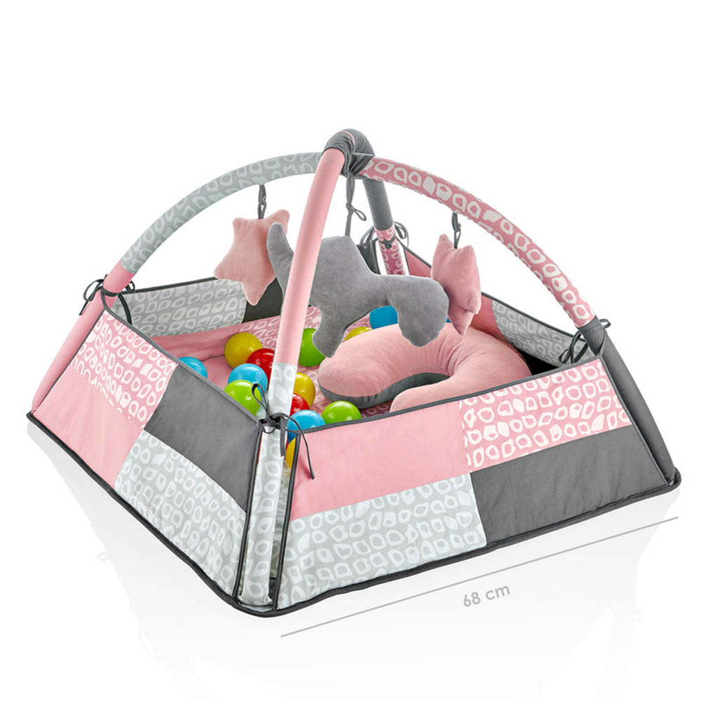 Babyjem - Play Mat With Balls Rose Color 0 Months+