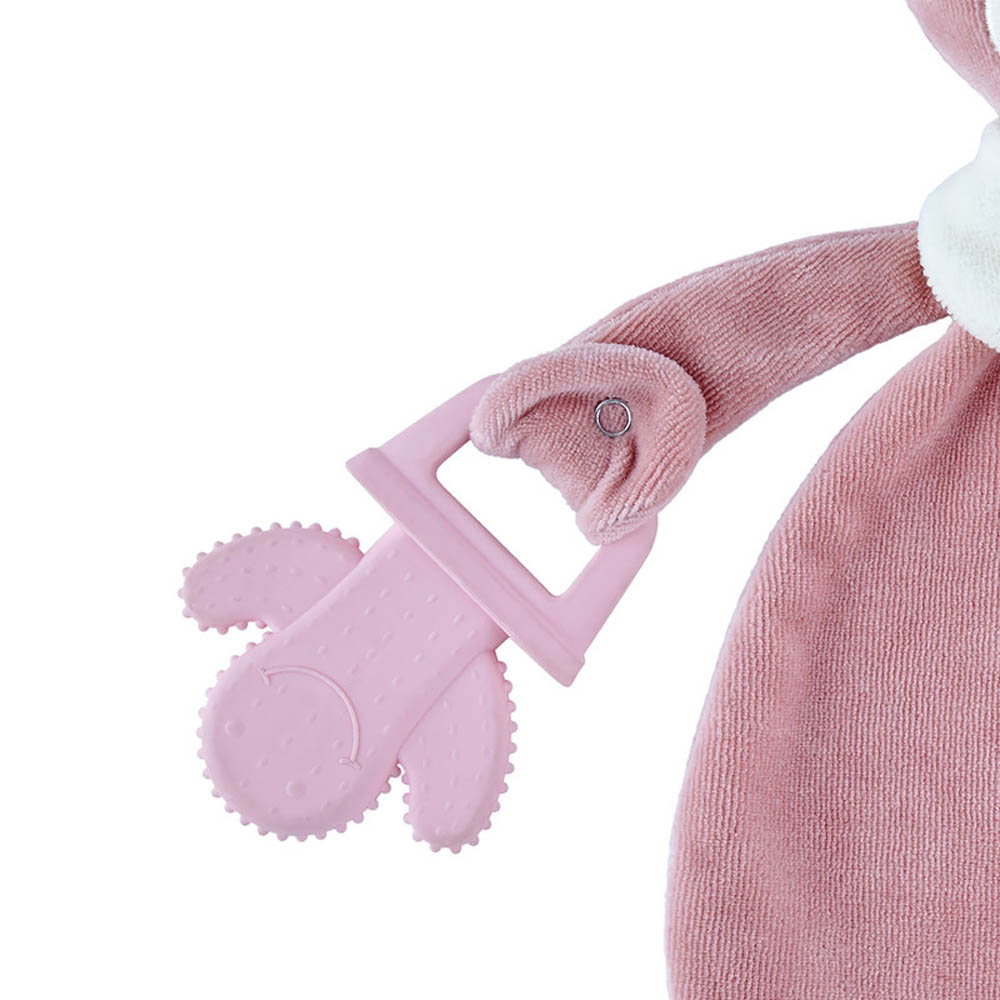Babyjem - Sleep Teddy Bear Teether Rose 0 Months+