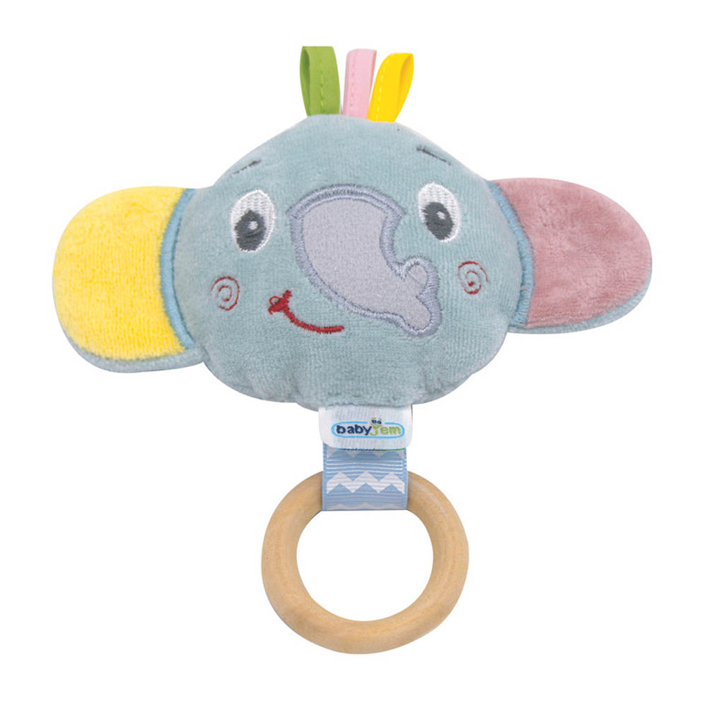 Babyjem - Small Elephant Toy - Green 0 Months+