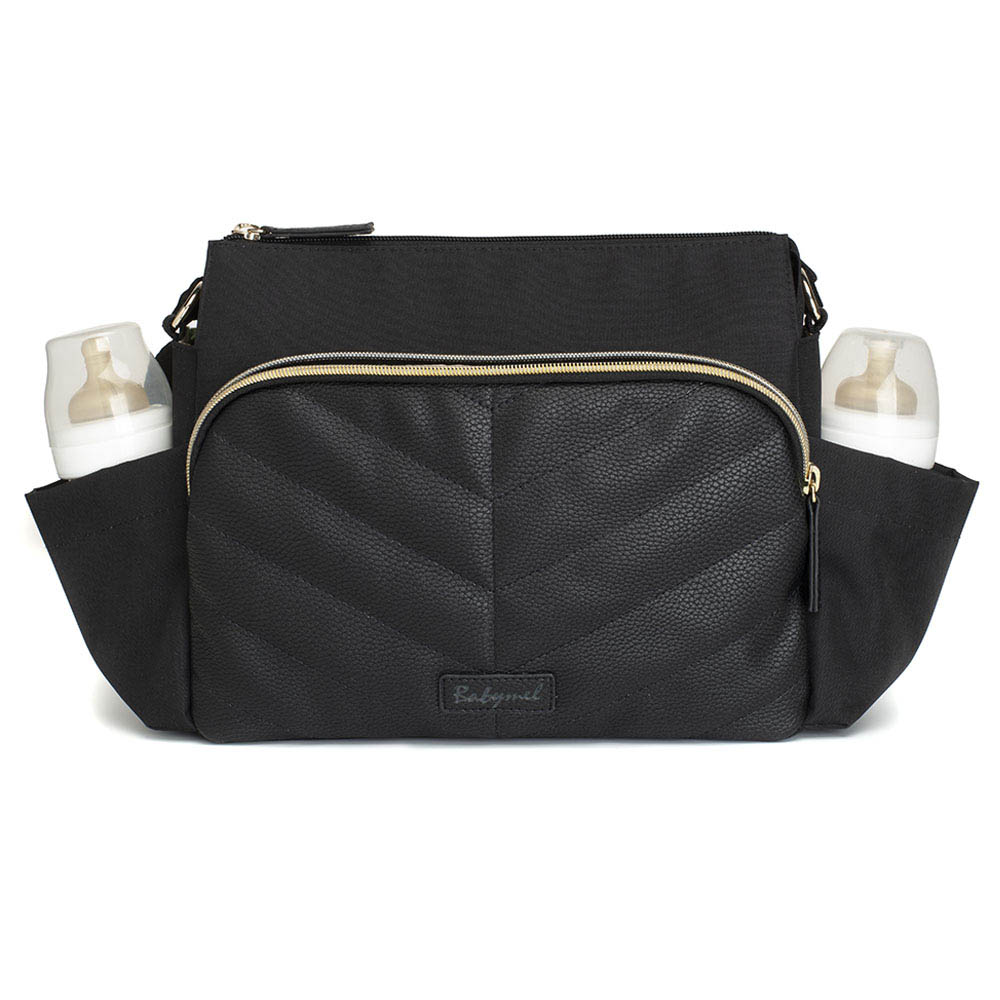 Babymel - Amber Stroller Diaper Bag - Black