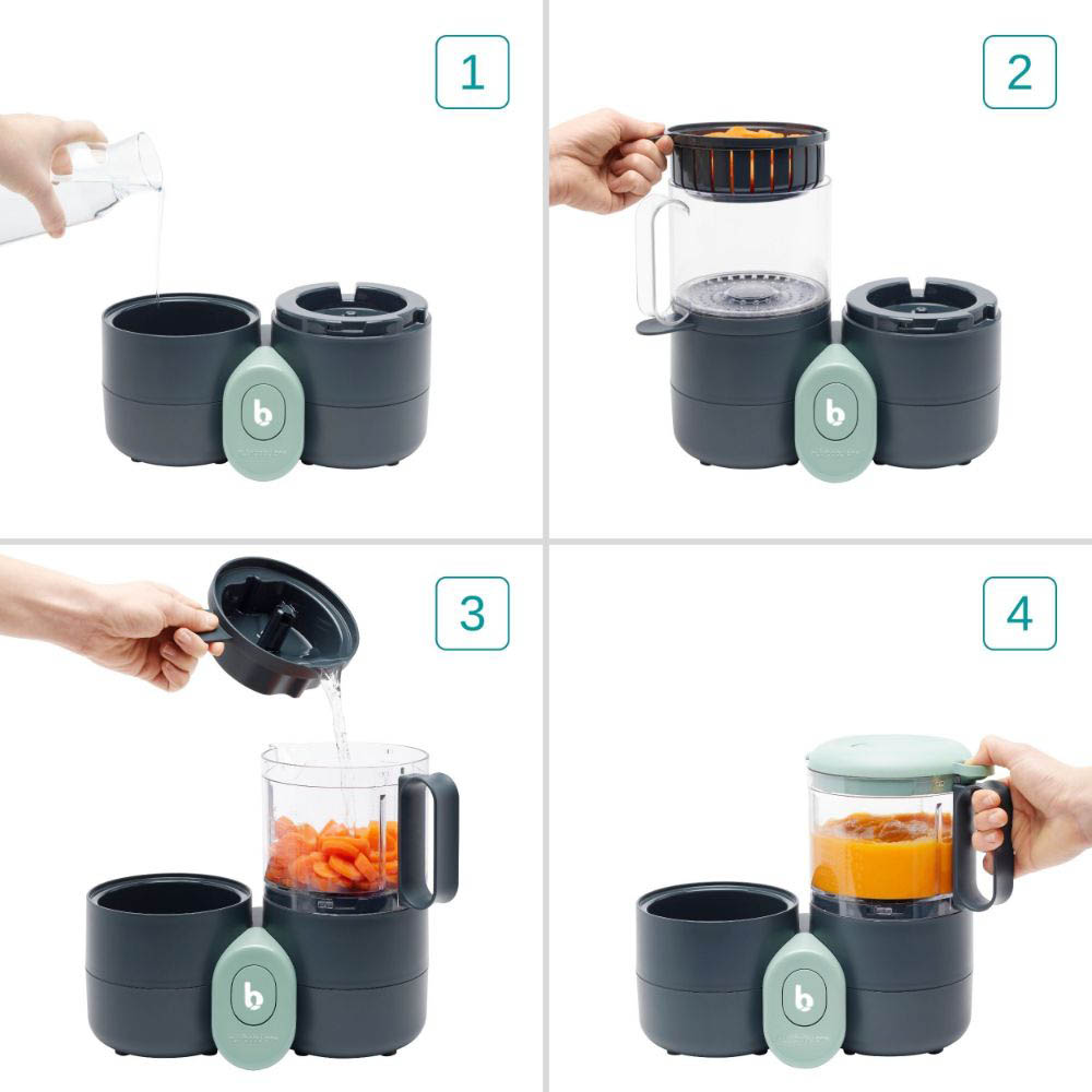 Babymoov - Nutribaby One Food Processor 4-In-1 Set