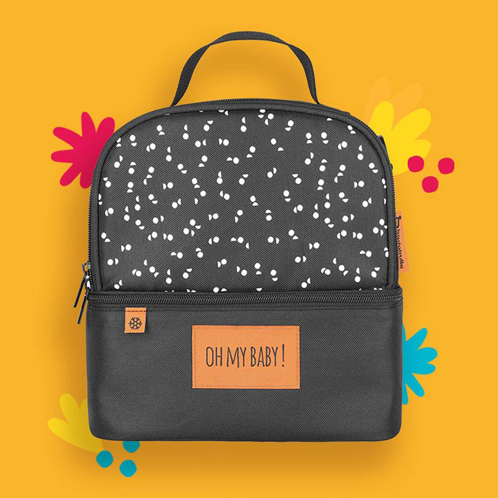 Badabulle - Insulated Bag + Containers 300ml + Cup + 2 Spoons