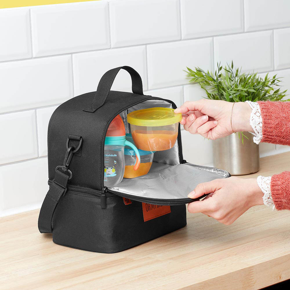Badabulle - Insulated Bag + Containers 300ml + Cup + 2 Spoons