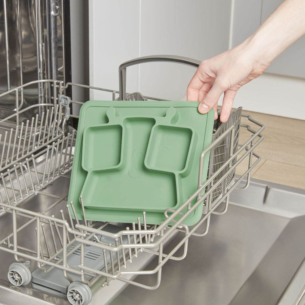 Badabulle - Non-Slip Compartment Plate