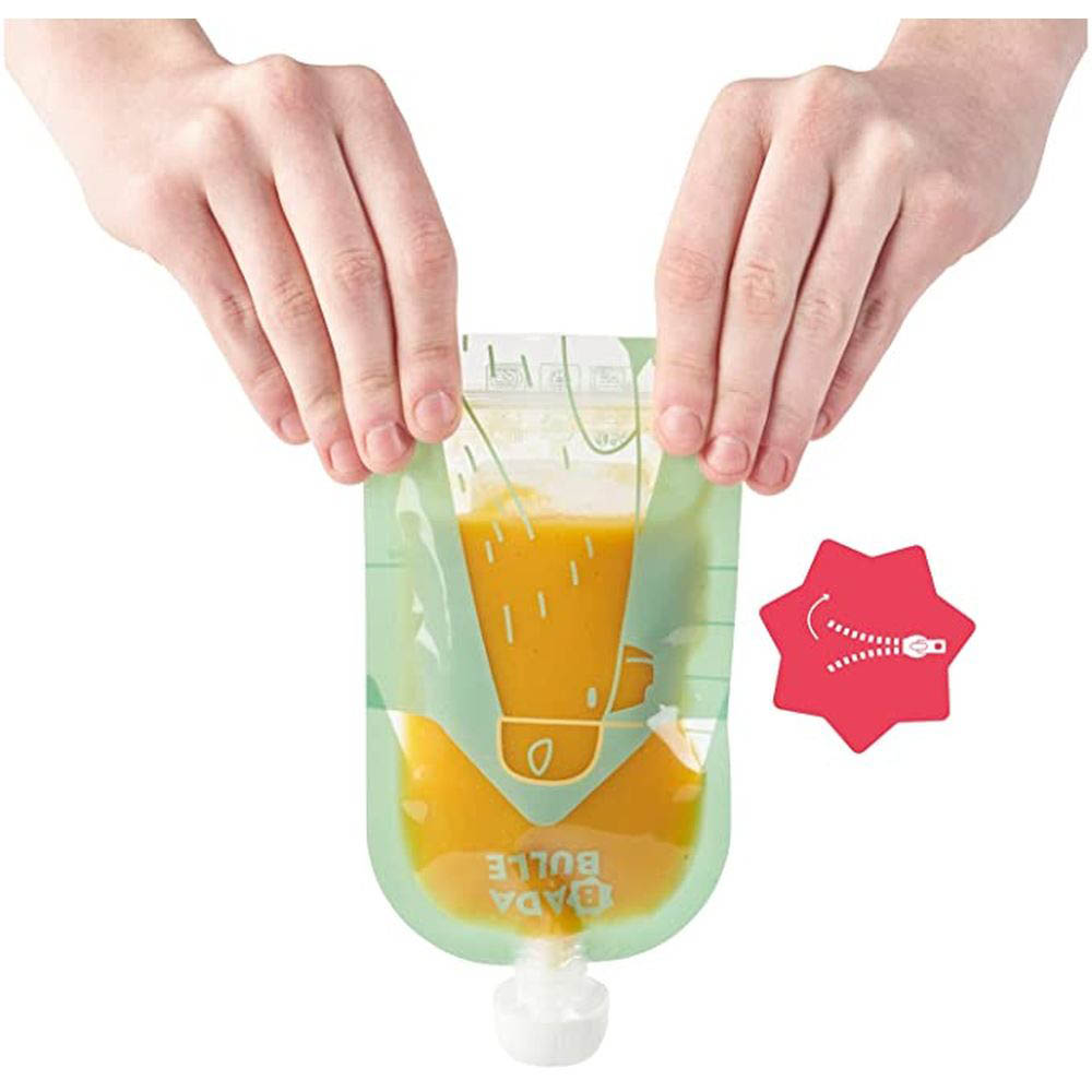 Badabulle - Reusable Water Bottle & Food Pouch - Pack of 15
