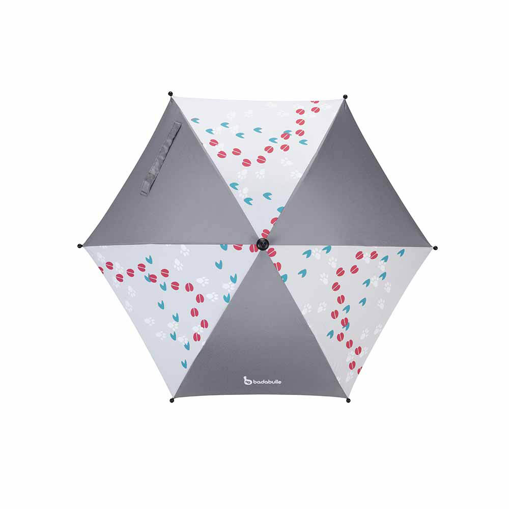 Badabulle - Universal Fit Anti-UV Stroller Umbrella - Grey