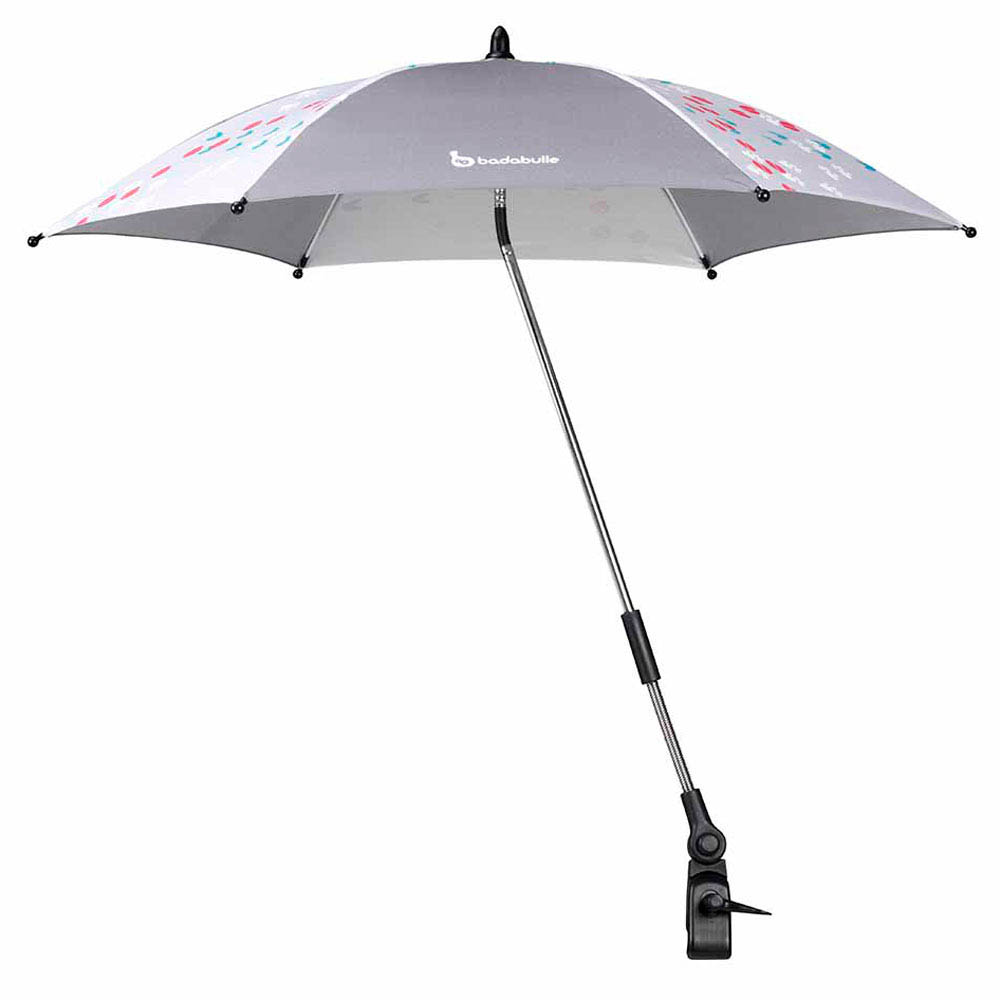 Badabulle - Universal Fit Anti-UV Stroller Umbrella - Grey