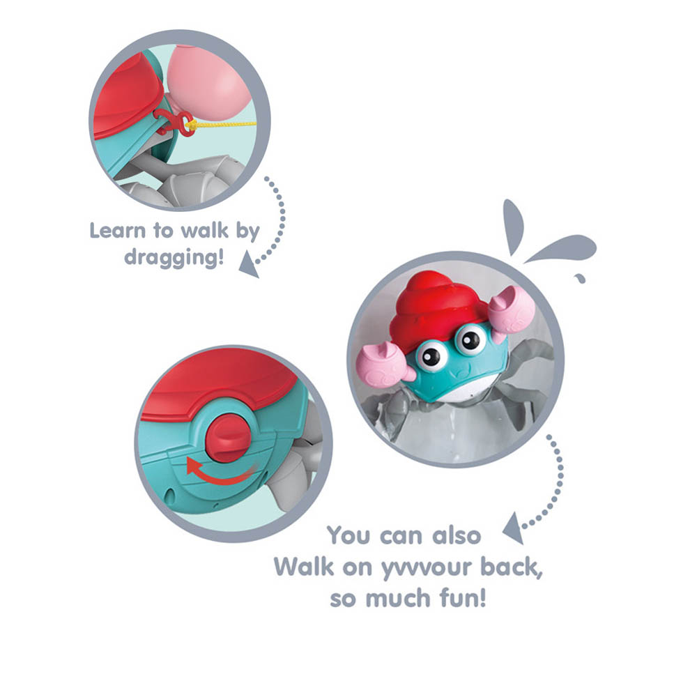 Baililon - Hermit Crab Amphibious Baby Toy - Assorted