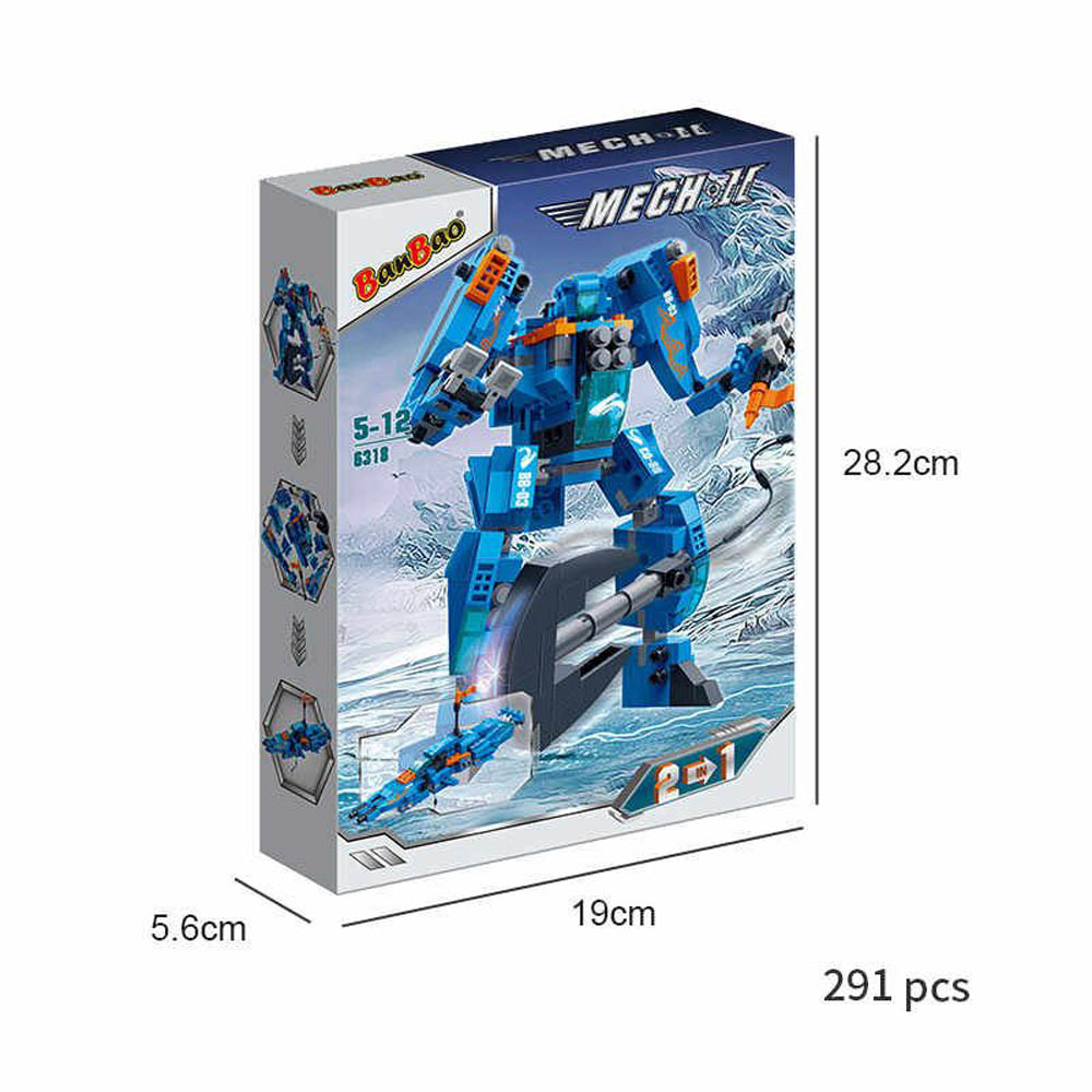 Banbao - Mech Ii 2 In1 291Pcs