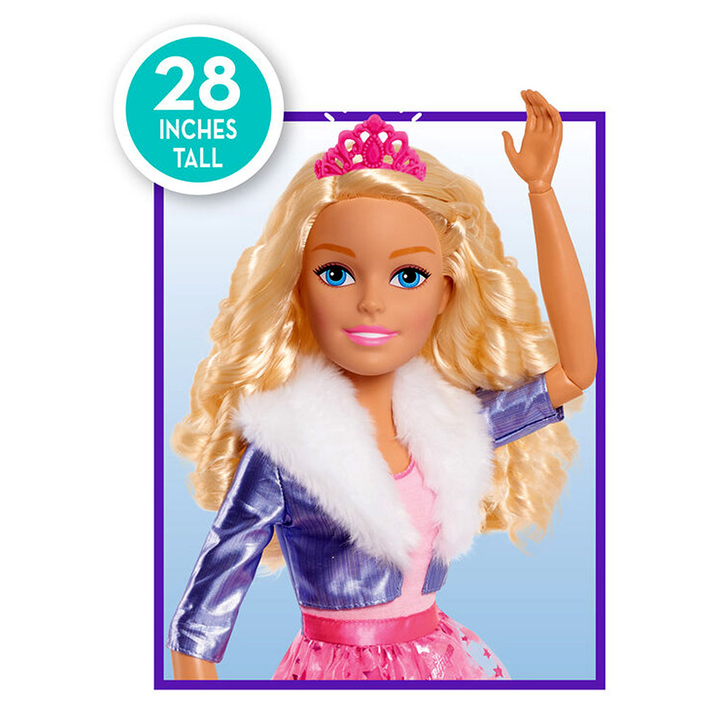 Barbie 28 best sale inch doll black