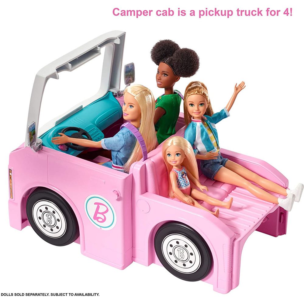 Barbie 2025 camper vehicle
