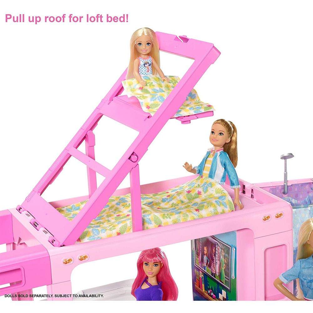 Barbie camp truck online