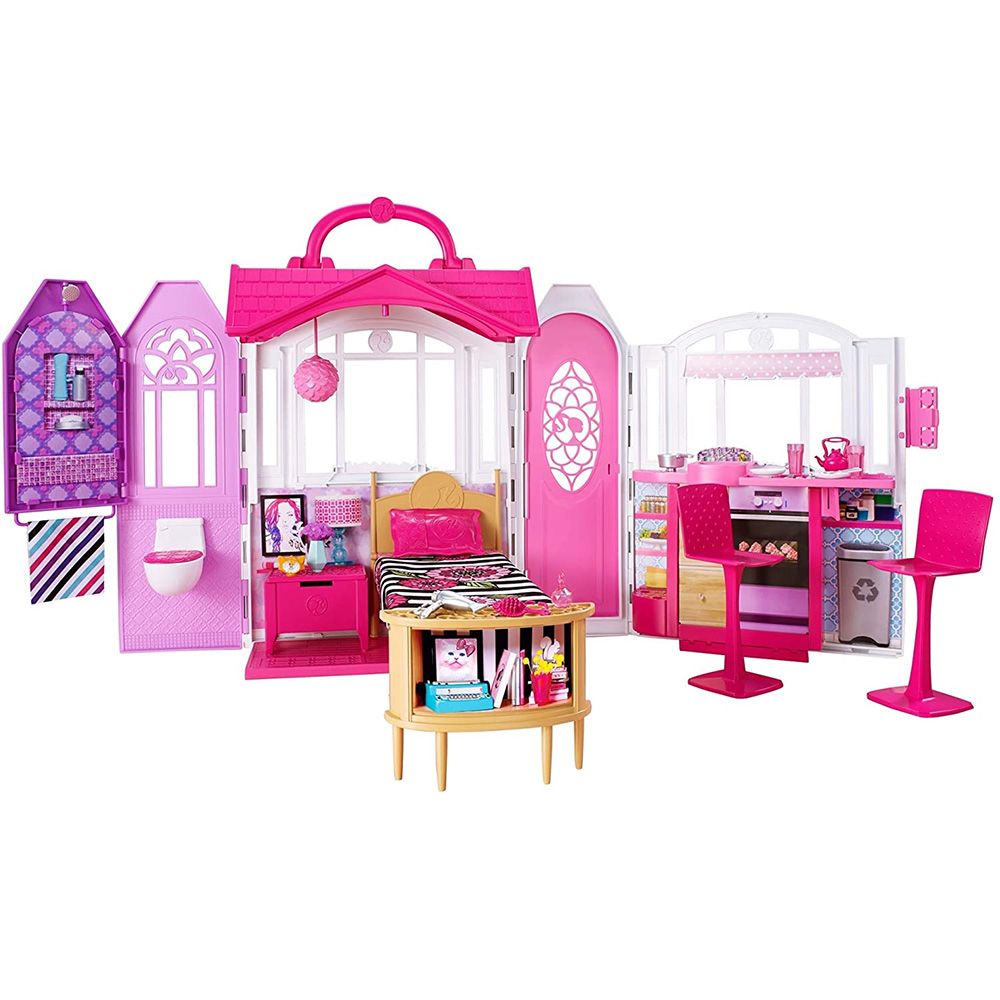 Barbie Glam Getaway Portable Dollhouse For Girls Babystore.ae