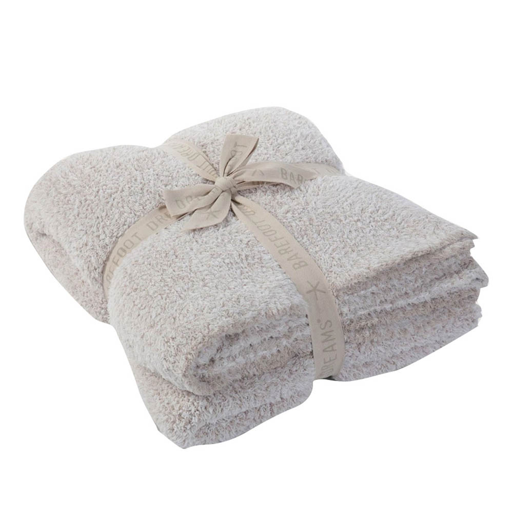 Barefoot Dreams - Cozychic Heathered Throw-Stone White