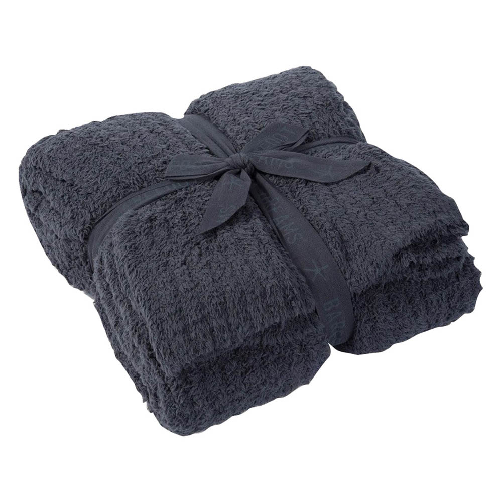 Barefoot Dreams - Cozychic Ribbed Throw - Slate Blue
