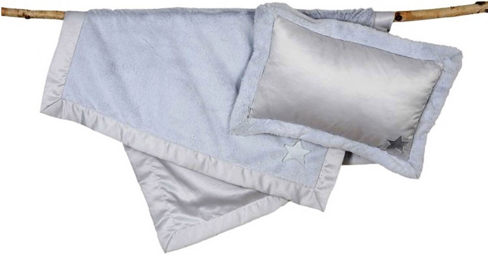 Barefoot Dreams - Cuddle Plush Nap To Go Blue-Star