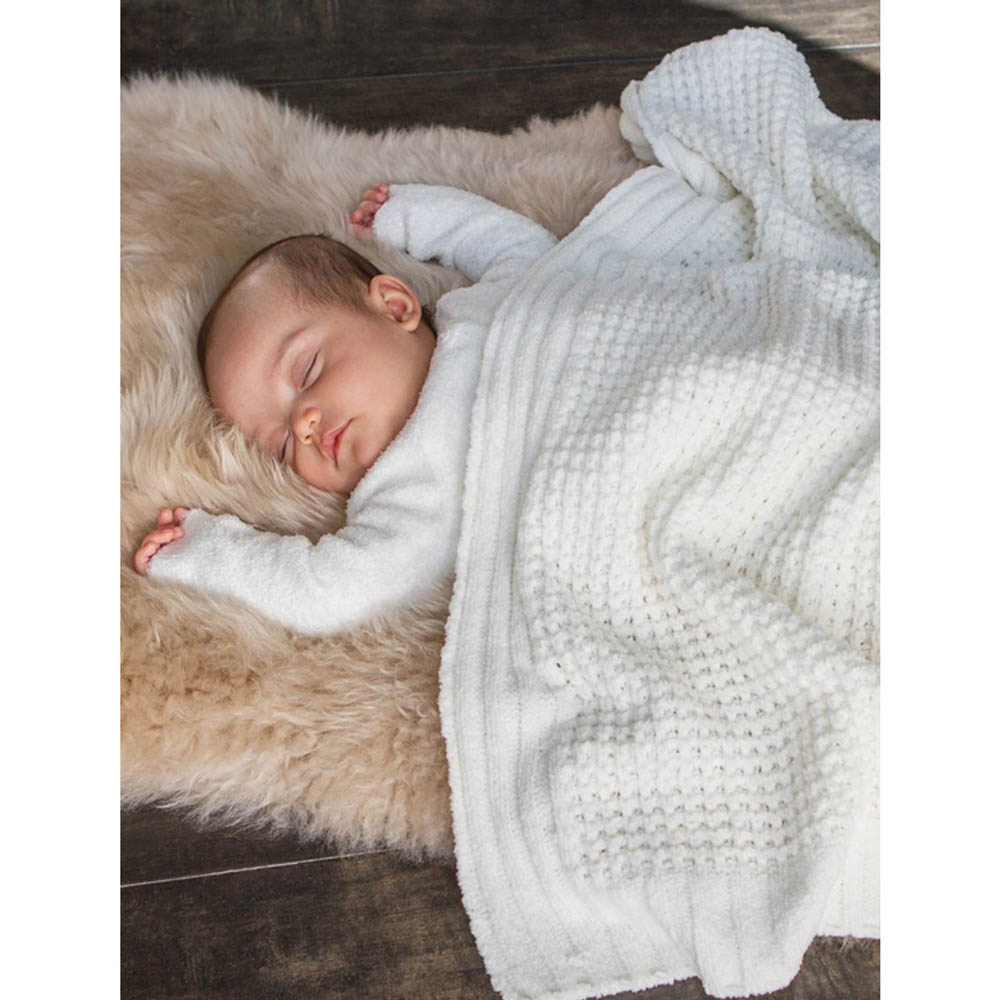 Barefoot Dreams - Waffle Baby Blanket - Pearl