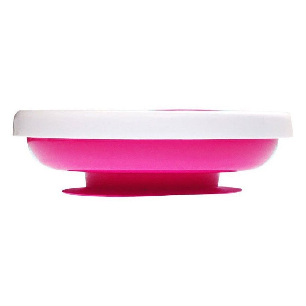 Bbluv Warm Feeding Plate - Pink/White