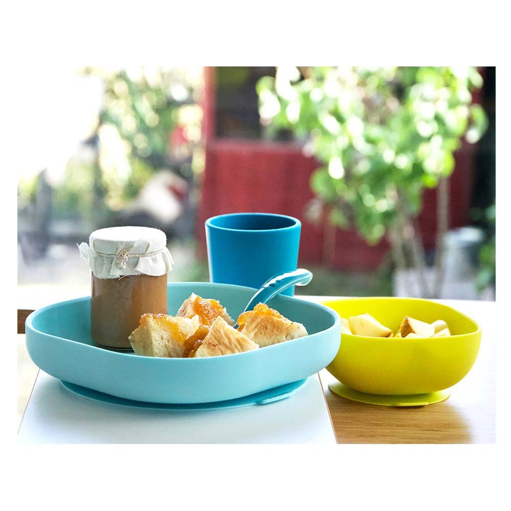 Beaba Silicone Meal Set of 4 Blue