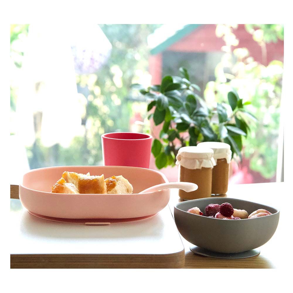 Beaba Silicone Meal Set of 4 Pink