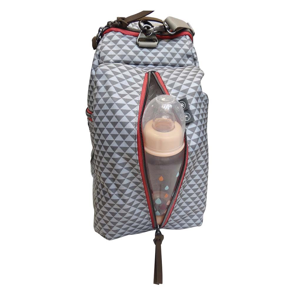 Beaba Sydney II Changing Bag Play Print Grey/Coral