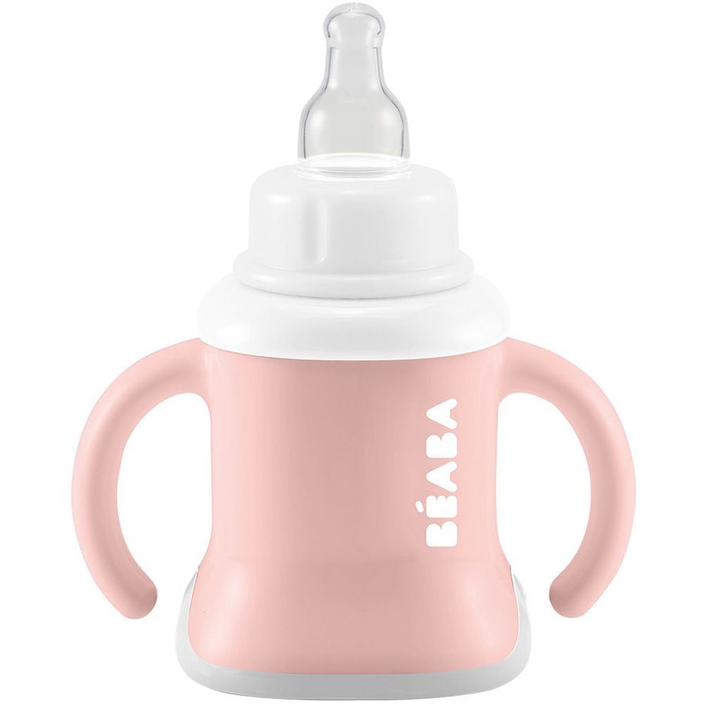 Beaba 3-in-1 Evolutive Training Cup - Old Pink