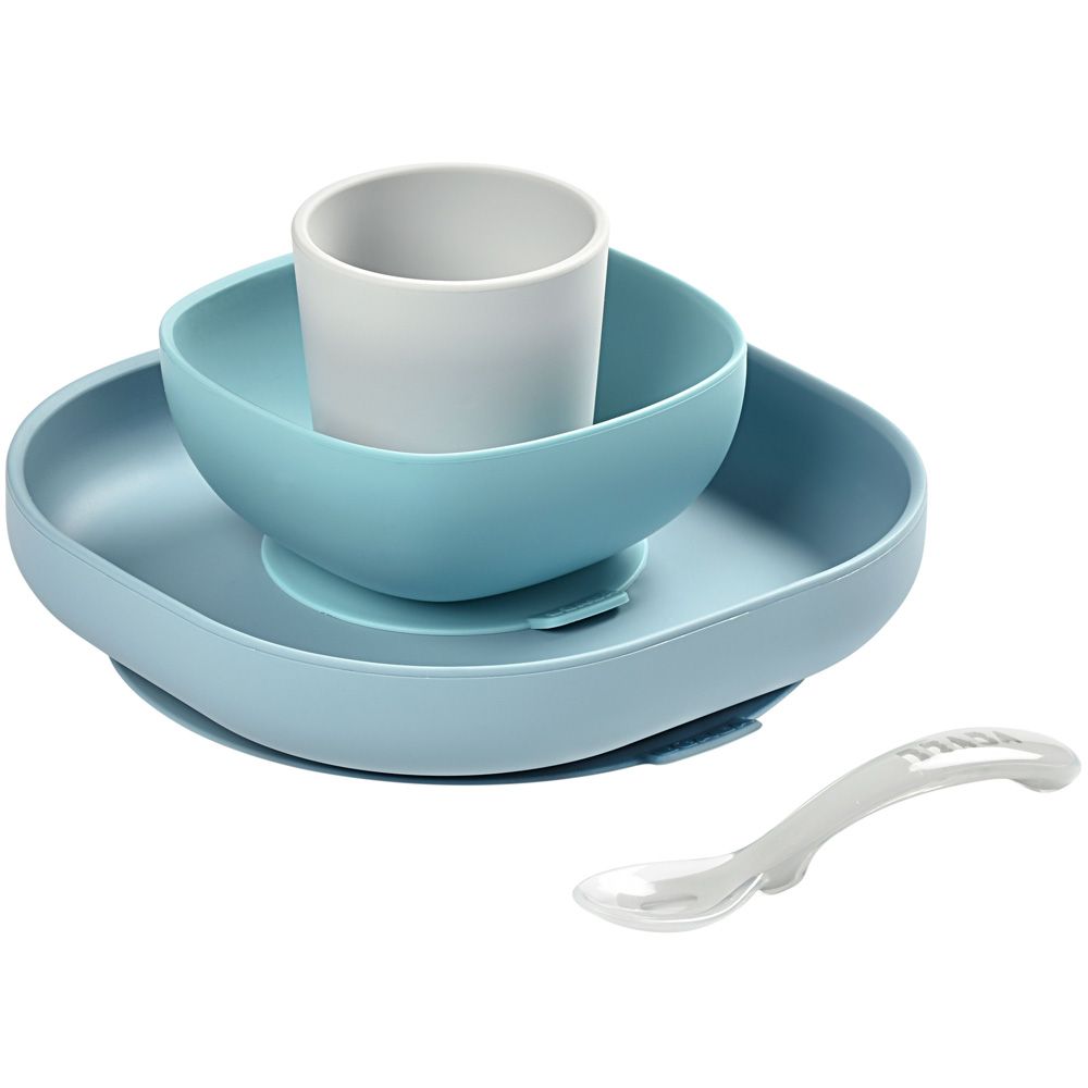 Beaba Silicone Meal Set of 4 - Jungle